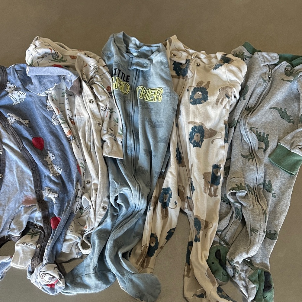 Assorted Baby Onesies with Animal Prints